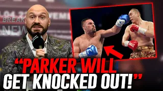 Tyson fury makes Bold Prediction on Joseph Parker vs Zhilei Zhang