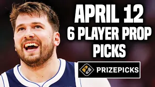 NBA PRIZEPICKS TODAY | 6 BEST PROP PICKS | FRIDAY | 4/12/2024 | BEST PROPS | NBA BETTING |