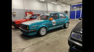 Motorsport Arena Oschersleben - Vw Golf 2 16v Onboard Abflug Oscherslebener Testtage November 2022