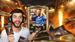 Abri Pacotes em Busca do Neymar 99 do Novo Evento no FC Mobile!