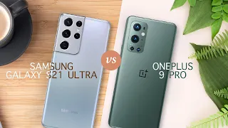 Samsung Galaxy S21 Ultra VS Oneplus 9 Pro