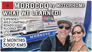 ALL you need to know for a MOROCCO motorhome trip.