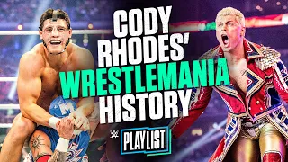 Every Cody Rhodes WrestleMania appearance: WWE Playlist