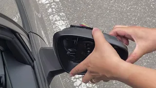 Grand C4 Picasso side mirror turn signal removal / 시트로엥 그랜드 피카소 사이드미러 커버 탈거