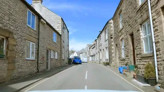 Drive through the Derbyshire Dales, English Countryside 4K