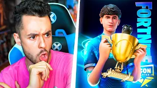 REACCIONANDO A LA SKIN DE BUGHA EN FORTNITE - TheGrefg