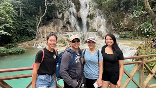 Kuang Si Waterfall in Luang Prabang | Laos Vlog 2023