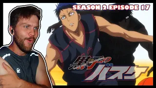 HERE HE COMES! | Kuroko No Basket Season 2 Episode 17 Reaction