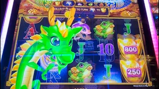 Triggered the Red Dragon Bonus and the Green Dragon Bonus on Long Bao Bao #casino #slot #bonusslot