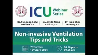 ICS Webinar on Non-invasive Ventilation Tips and Tricks!