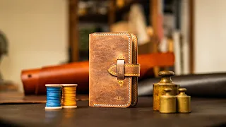 Italian Artisan Crafts Leather Moleskine Diary Cover | Tuscan Vegetable Tanned ASMR | How It's Made