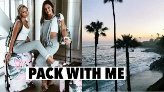 VLOG: pack with me for laguna beach!