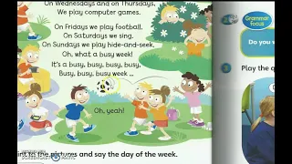 English Year 1 | Pg 60 | Sing A SOng | Busy Week