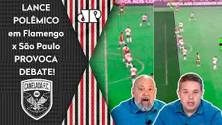 O VAR ERROU? "Gente, essa LINHA está..." LANCE POLÊMICO em Flamengo x São Paulo GERA DEBATE!