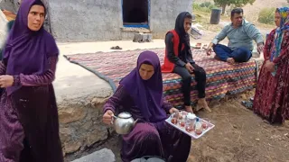 Family meeting with Fatima/cooking local food