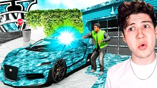 GTA 5 pero TODO lo que TOCO se CONVIERTE en DIAMANTE! 💎🔥 (Mods)