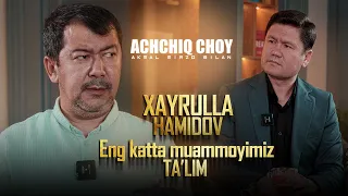 Xayrulla Hamidov: "Nurli" o'tmish bilan faxrlanishni ta'qiqlashimiz kerak.