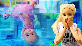 Evi vai ao parque de diversão! Novo vídeo com Barbie boneca para meninas em português