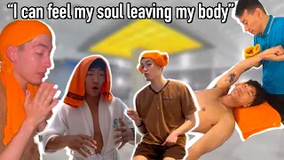 When you take your White friend to a Korean Spa