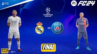 FC 24 - Real Madrid Vs PSG - Champions League Final 23/24 | PS5™ [4K60] Next Gen