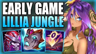 THIS IS HOW LILLIA JUNGLE CAN HARD CARRY THE EARLY GAME! Best Build/Runes S+ Guide League of Legends