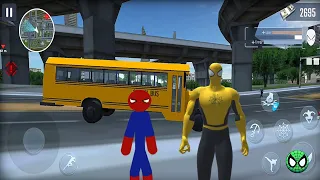 Spider Rope Hero Gangstar City #2 - Android Gameplay