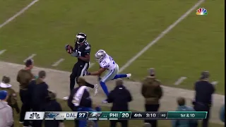 Alshon Jeffery BEAUTIFUL Catch in Traffic from Carson Wentz (Eagles vs  Cowboys, Week 10)