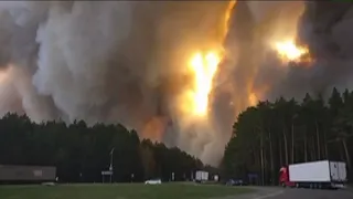 Казахстанские пожарные в режиме повышенной готовности из-за массовых пожаров в России