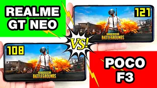 POCO F3 vs REALME GT NEO🔥 - GAMING TEST 2021🔥 БОЛЬШОЕ СРАВНЕНИЕ В ИГРАХ! FPS + НАГРЕВ!