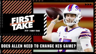 Josh Allen DOES NOT have to run to be successful! - Stephen A. | First Take