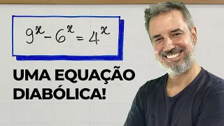 Uma Equação Exponencial DIABÓLICA! 😈🔥