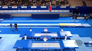 MELNIK Mikhail (RUS) M - 2019 Trampoline Worlds, Tokyo (JPN) - Qualification Trampoline R1