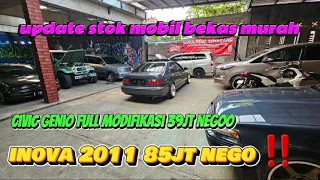 update stok mobil bekas murah inova 2011 85jt nego‼️