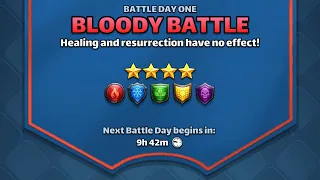 4⭐️ Bloody Battle Tournament Day 1 | Empires and Puzzles