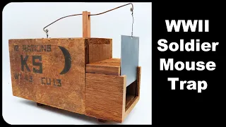 WWII Soldier K-Ration Mouse Trap Catches Rats & Mice. Mousetrap Monday.