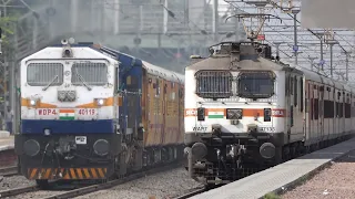 Terrific HONKING Trains | Diesel vs Electric | Indian Railways