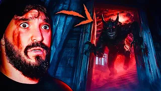 THE NIGHT A DEMON GROWLED IN MY FACE | ALONE in HAUNTED HILL HOUSE