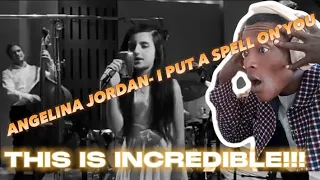 FIRST TIME HEARING ANGELINA JORDAN “I PUT A SPELL ON YOU” 😲 | THIS WAS MIND-BLOWING!