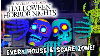 HALLOWEEN HORROR NIGHTS 2023 – My First Time!  Every Haunted House & Scare Zone at Universal Studios