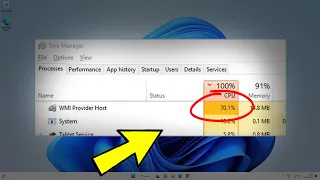 Stop WMI Provider Host From using High CPU Usage in Windows 11 / 10 / 8 / 7 | Fix WmiPrvSE.exe 📈❌