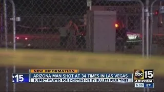 Las Vegas PD: officers fired 34 shots in killing of Arizona man