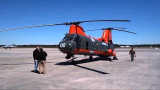 HH-46E "Sea Knight" Ground Run Up at Cherry Point, NC  April 8, 2016