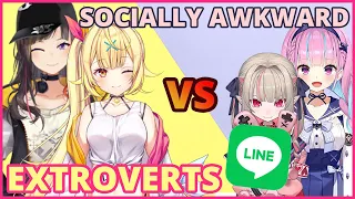 [Hololive/Nijisanji] How Many Friends Do They Have Added? - Extroverts VS Socially Awkward [ENG SUB]