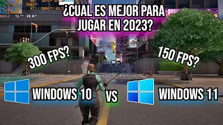 ¿Windows 10 vs  Windows 11 en 2023 Cual es Mejor para Juegos ? Fortnite,Valorant,Resident , ETC