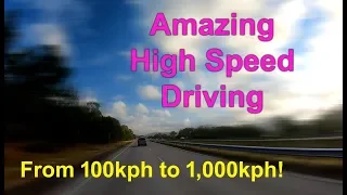 How does it feel drive from 100 to 1,000 kilometres per hour?