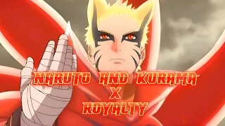 ROYALTY X NARUTO AND KURAMA [HINDI/BADASS] [EDIT/AMV] #naruto #narutoshippuden #viral