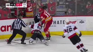 Nikita Zadorov manhandled Zach Sanford