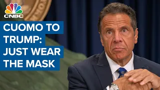 Gov. Andrew Cuomo on Pres. Donald Trump: Don't be a co-conspirator of Covid-19, just wear the mask