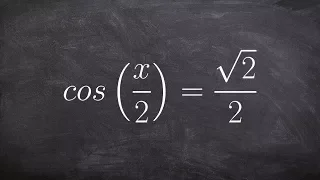 Finding all of the solutions of cosine with a multiple angle