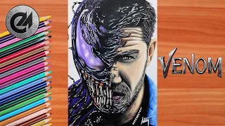 Drawing Venom (Tom Hardy) | Timelapse | Adi Artstyle @drawholic @artology